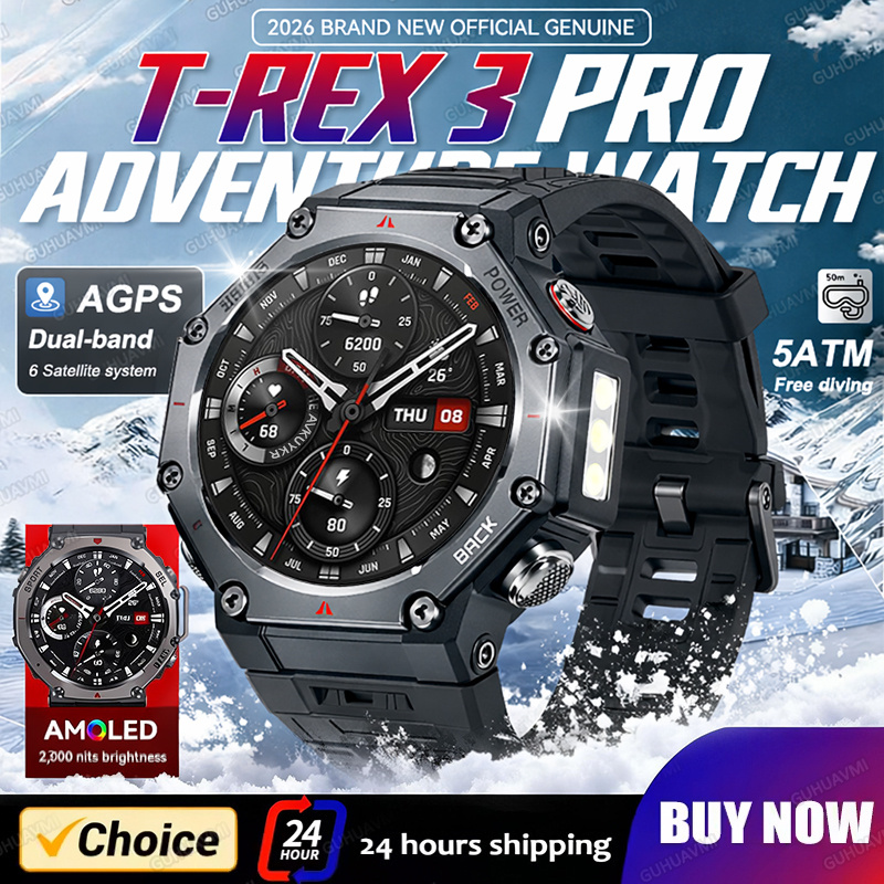 2026 New GPS Smart Watch Built - Gmt Dual Timezone Watch ulasan dan harga