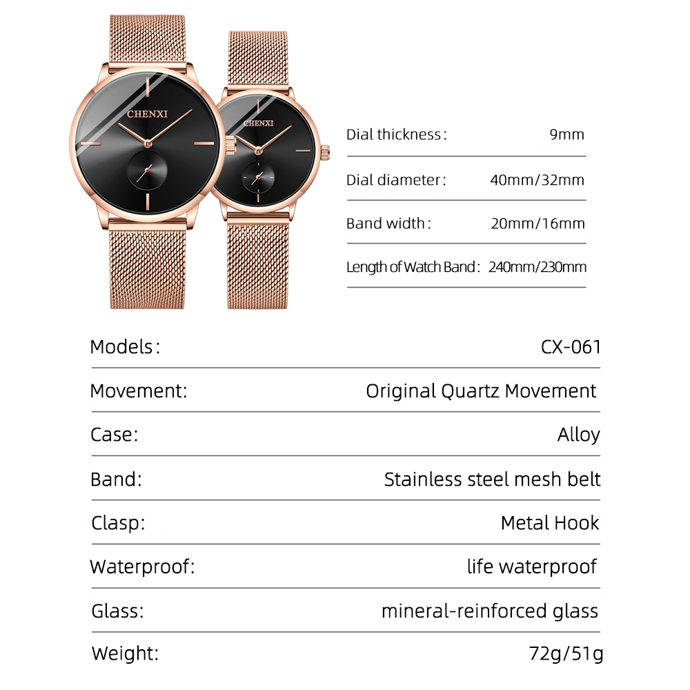 CHENXI Luxury Waterproof Men W - Luxury Watch Wallpaper ulasan dan harga