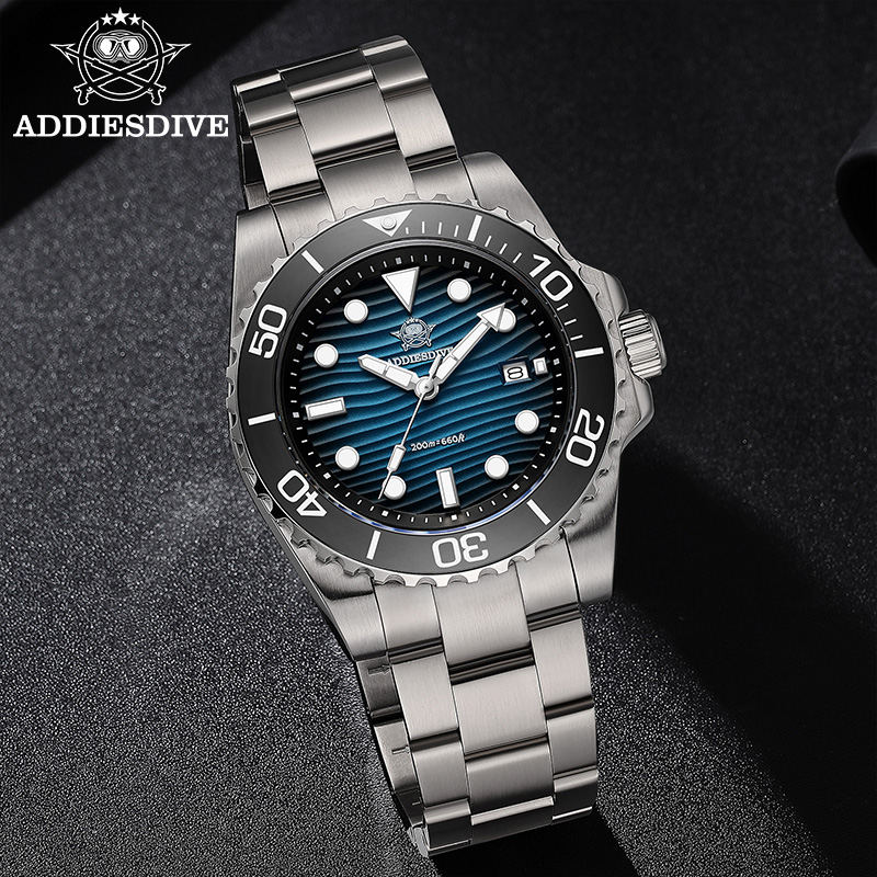 ADDIESDIVE Men's 2115 Quartz W - Luxury Watch Green ulasan dan harga